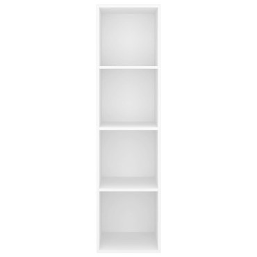 vidaXL Έπιπλο Τηλεόρασης Κρεμαστό Λευκό 37x37x142,5cm από Επεξ. Ξύλο