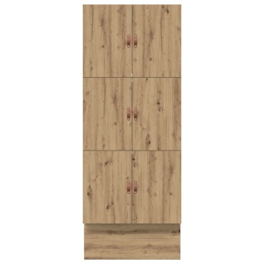 vidaXL κρεβάτι αποθήκευσης  Artisan Oak Επεξεργασμένο ξύλο