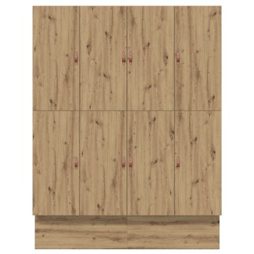 vidaXL Κρεβάτι Αποθήκευσης Artisan Oak 180x200 εκ.