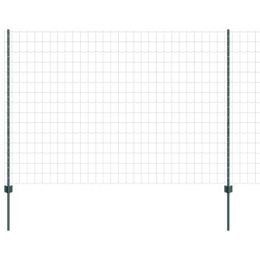 vidaXL Euro Fence με 5 U Posts Πράσινο 1.6x10 μ Χάλυβας