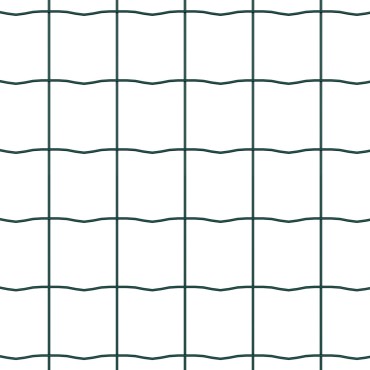 vidaXL Euro Fence με U Posts Σετ 2 Πράσινο Γαλβανισμένος Χάλυβας Μεσαίο