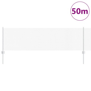 vidaXL Συγκολλητός Φράχτης με 22 U Posts Ασημί 0.6x50 μ Ατσάλι