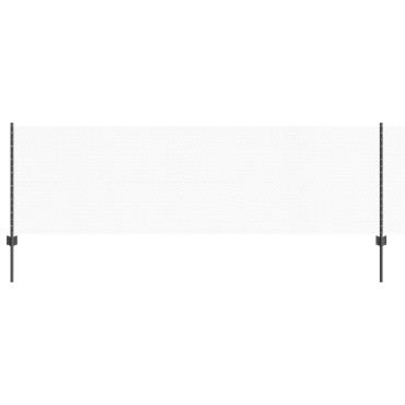 vidaXL Στήλες Φράχτη 11 τεμ U-Channel Γκρι 80cm Χάλυβας, vidaXL Εξαγωνικός Φράχτης Γκρι 0.8x25 μ Χάλυβας