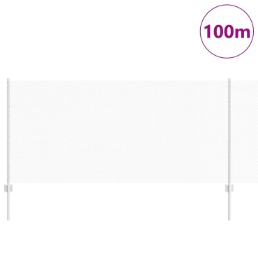 Φράχτες vidaXL 22 τεμάχια U-Channel 100cm Γαλβανισμένο Ατσάλι, Εξαγωνικός Φράχτης vidaXL 1x100 μ Γαλβανισμένο Ατσάλι
