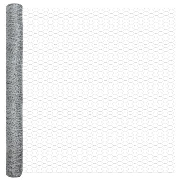 Φράχτες vidaXL 22 τμ U-Channel 150cm Γαλβανισμένο Ατσάλι, Φράχτης Εξάγωνου 1,5x100 μ Γαλβανισμένο Ατσάλι