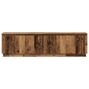 vidaXL Κουτί τηλεόρασης με LED Παλιό Ξύλο 180x38x49cm Επεξεργασμένο Ξύλο