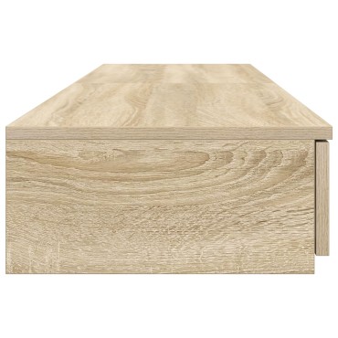 vidaXL κομοδίνο  Sonoma oak Επεξεργασμένο ξύλο 140x36,5x16,5cm 1 τεμ.