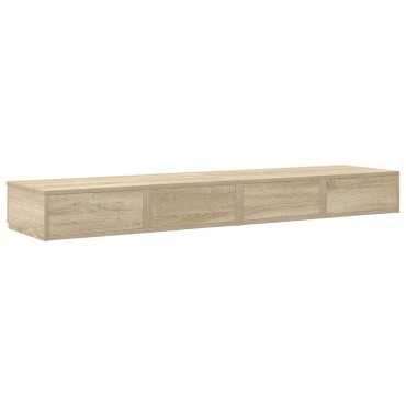 vidaXL κομοδίνο  Sonoma oak Επεξεργασμένο ξύλο 140x36,5x16,5cm 1 τεμ.