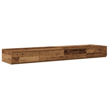 vidaXL Κομοδίνο Παλιό ξύλο Ξύλο 150x36.5x16.5cm 1 τεμ.