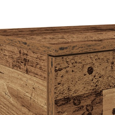 vidaXL Κομοδίνο Παλιό ξύλο Ξύλο 150x36.5x16.5cm 1 τεμ.