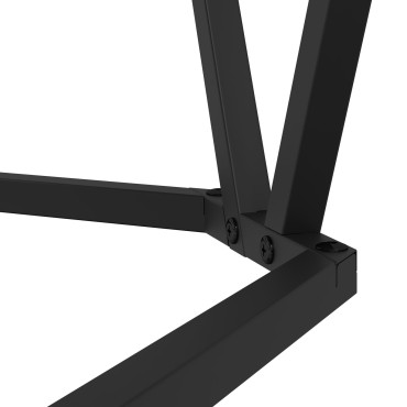 vidaXL Τραπεζάκι καφέ Ξύλο δρυός 80x80x45cm 1 τεμ.