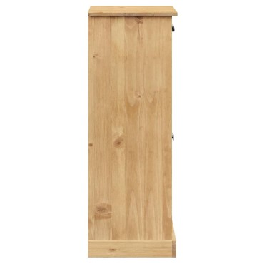 vidaXL Παπουτσοθήκη VIGO 60x35x96cm από Μασίφ Ξύλο Πεύκου