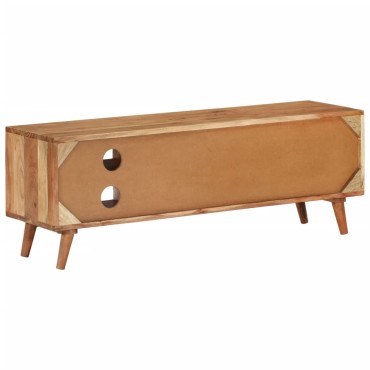vidaXL Έπιπλο Τηλεόρασης 112x30x40cm από Μασίφ Ξύλο Ακακίας