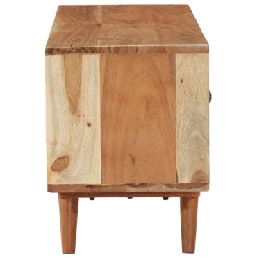 vidaXL Έπιπλο Τηλεόρασης 112x30x40cm από Μασίφ Ξύλο Ακακίας