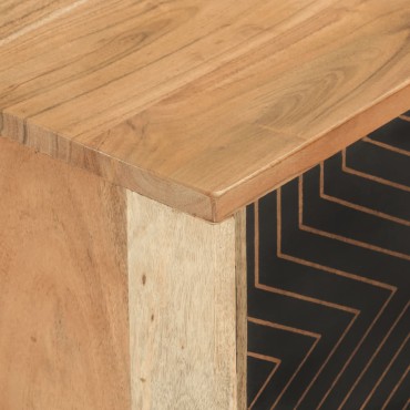 vidaXL Έπιπλο Τηλεόρασης 112x30x40cm από Μασίφ Ξύλο Ακακίας