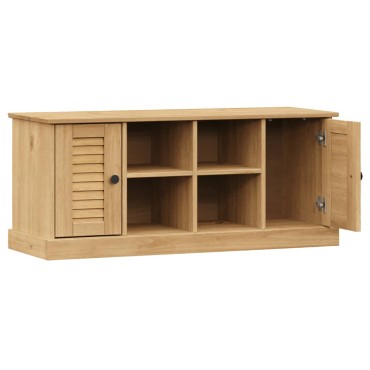 vidaXL Παπουτσοθήκη VIGO 106x35x45cm από Μασίφ Ξύλο Πεύκου 1 τεμ.