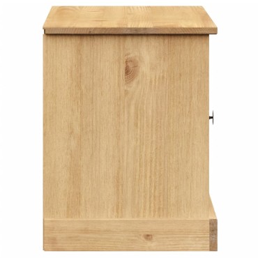 vidaXL Παπουτσοθήκη VIGO 106x35x45cm από Μασίφ Ξύλο Πεύκου 1 τεμ.