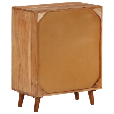 vidaXL Ντουλάπι 60x33x74cm από Μασίφ Ξύλο Ακακίας 1 τεμ.
