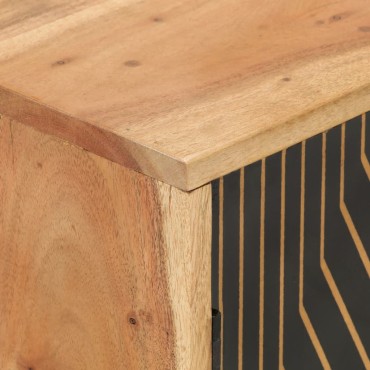 vidaXL Ντουλάπι 60x33x74cm από Μασίφ Ξύλο Ακακίας 1 τεμ.