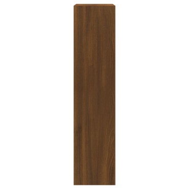 vidaXL Παπουτσοθήκη Καφέ Δρυς 63x24x103cm από Επεξεργασμένο Ξύλο