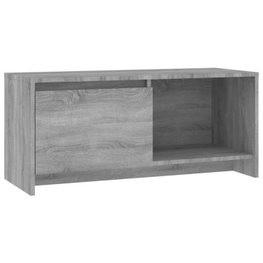 vidaXL Έπιπλο Τηλεόρασης Γκρι Sonoma 90x35x40cm Επεξεργ. Ξύλο