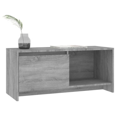 vidaXL Έπιπλο Τηλεόρασης Γκρι Sonoma 90x35x40cm Επεξεργ. Ξύλο
