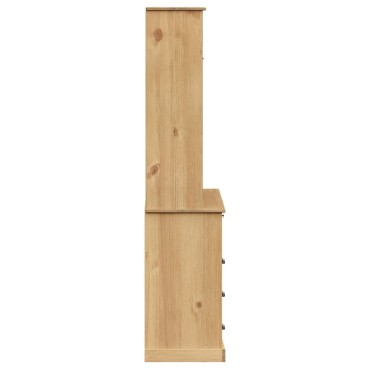 vidaXL Βιτρίνα VIGO 80x40x176cm από Μασίφ Ξύλο Πεύκου 1 τεμ.