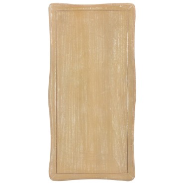 vidaXL Τραπεζάκι Σαλονιού Λευκό/Καφέ 87,5x42x44cm Μασίφ Ξύλο Πεύκου 1 τεμ.