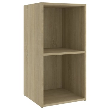 vidaXL Έπιπλα Τηλεόρασης 2 τεμ. Sonoma Δρυς 72x35x36,5cm Επεξ. Ξύλο
