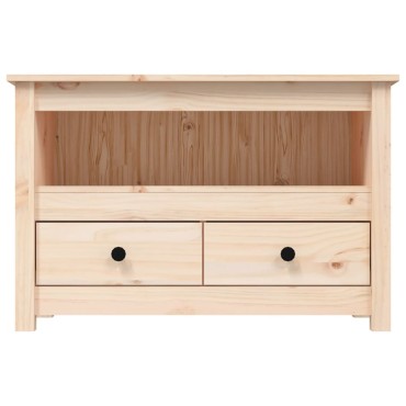 vidaXL Έπιπλο Τηλεόρασης 79x35x52cm από Μασίφ Ξύλο Πεύκου