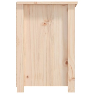 vidaXL Έπιπλο Τηλεόρασης 79x35x52cm από Μασίφ Ξύλο Πεύκου