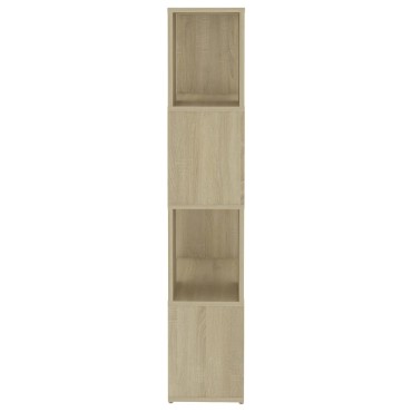 vidaXL Βιβλιοθήκη/Διαχωριστικό Χώρου Sonoma Δρυς 60x24x124,5cm Μοριοσ. 1 τεμ.