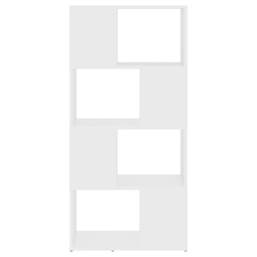 vidaXL Βιβλιοθήκη/Διαχωριστικό Χώρου Λευκό 60x24x124,5cm Μοριοσανίδα 1 τεμ.