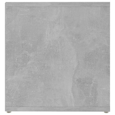 vidaXL Έπιπλα Τηλεόρασης 2 τεμ. Γκρι Σκυρ. 72x35x36,5cm Επεξ. Ξύλο