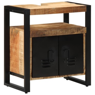 vidaXL Ντουλάπι νιπτήρα  55x35x60cm από μασίφ ακατέργαστο ξύλο πεύκου