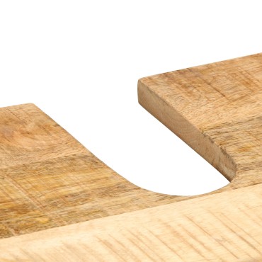 vidaXL Ντουλάπι νιπτήρα  55x35x60cm από μασίφ ακατέργαστο ξύλο πεύκου