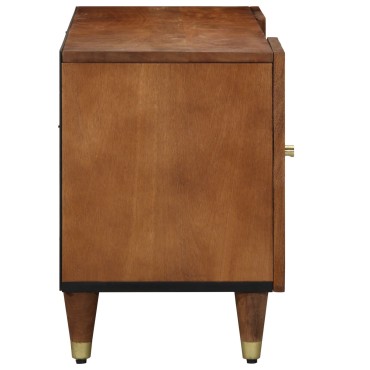 vidaXL Κονσόλα Τηλεόρασης 105x33x46cm Μασίφ Ξύλο Μάνγκο