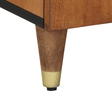 vidaXL Κονσόλα Τηλεόρασης 105x33x46cm Μασίφ Ξύλο Μάνγκο