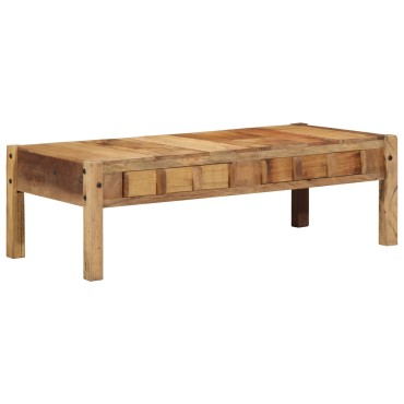vidaXL Τραπεζάκι καφέ 110x55x35cm από ανακυκλωμένο ξύλο 1 τεμ.