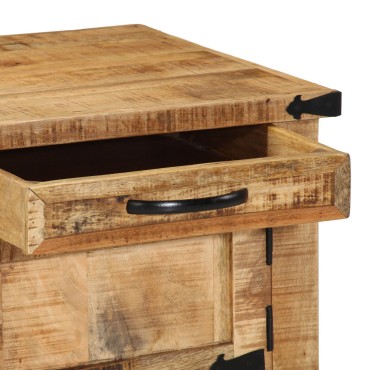 vidaXL Τραπεζάκι Σαλονιού 90x50x40cm Μασίφ Ξύλο Ρουστίκ Μάνγκο 1 τεμ.