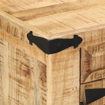 vidaXL Τραπεζάκι Σαλονιού 90x50x40cm Μασίφ Ξύλο Ρουστίκ Μάνγκο 1 τεμ.