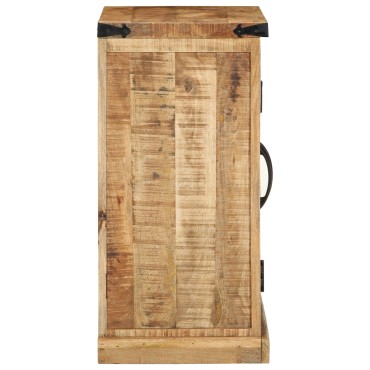 vidaXL Μπουφές 55x35x70cm Μασίφ Ξύλο Ακατέργαστο Μάνγκο 1 τεμ.