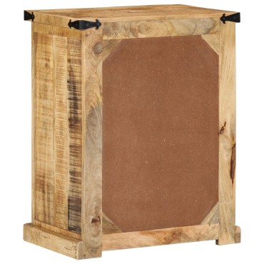 vidaXL Μπουφές 55x35x70cm Μασίφ Ξύλο Ακατέργαστο Μάνγκο 1 τεμ.