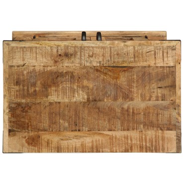 vidaXL Μπουφές 55x35x70cm Μασίφ Ξύλο Ακατέργαστο Μάνγκο 1 τεμ.
