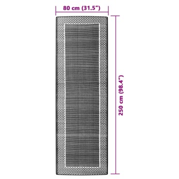 vidaXL Χαλί εξωτερικού χώρου ARAKIL Πράσινο 80x250 cm PP