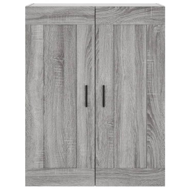 vidaXL Ντουλάπι Γκρι Sonoma 69,5x34x180cm Επεξεργασμένο Ξύλο 1 τεμ.