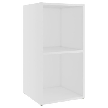 vidaXL Έπιπλα Τηλεόρασης 4 τεμ. Λευκά 72x35x36,5cm Επεξ. Ξύλο