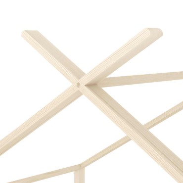 vidaXL Πλαίσιο Κρεβατιού Παιδικό 80x160cm Μασίφ Ξύλο Πεύκου 1 τεμ. - Μονό