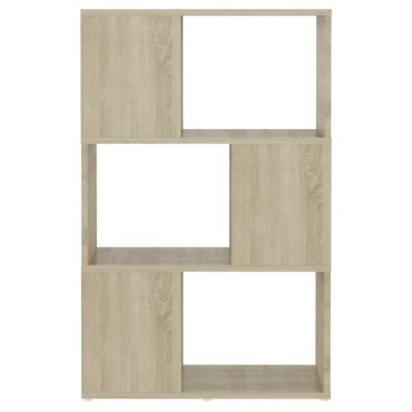 vidaXL Βιβλιοθήκη/Διαχωριστικό Χώρου Sonoma Δρυς 60x24x94cm Μοριοσ. 1 τεμ.