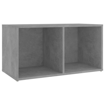 vidaXL Έπιπλα Τηλεόρασης 4 τεμ. Γκρι Σκυρ. 72x35x36,5cm Επεξ. Ξύλο
